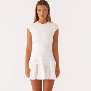 Peppermayo White Mini Dress